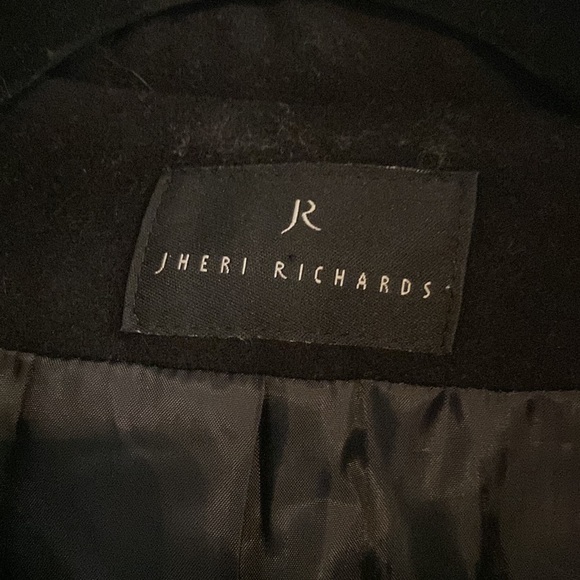 Jheri Richards BLACK MOTORCYCLE JACKET size 10 - Picture 4 of 8